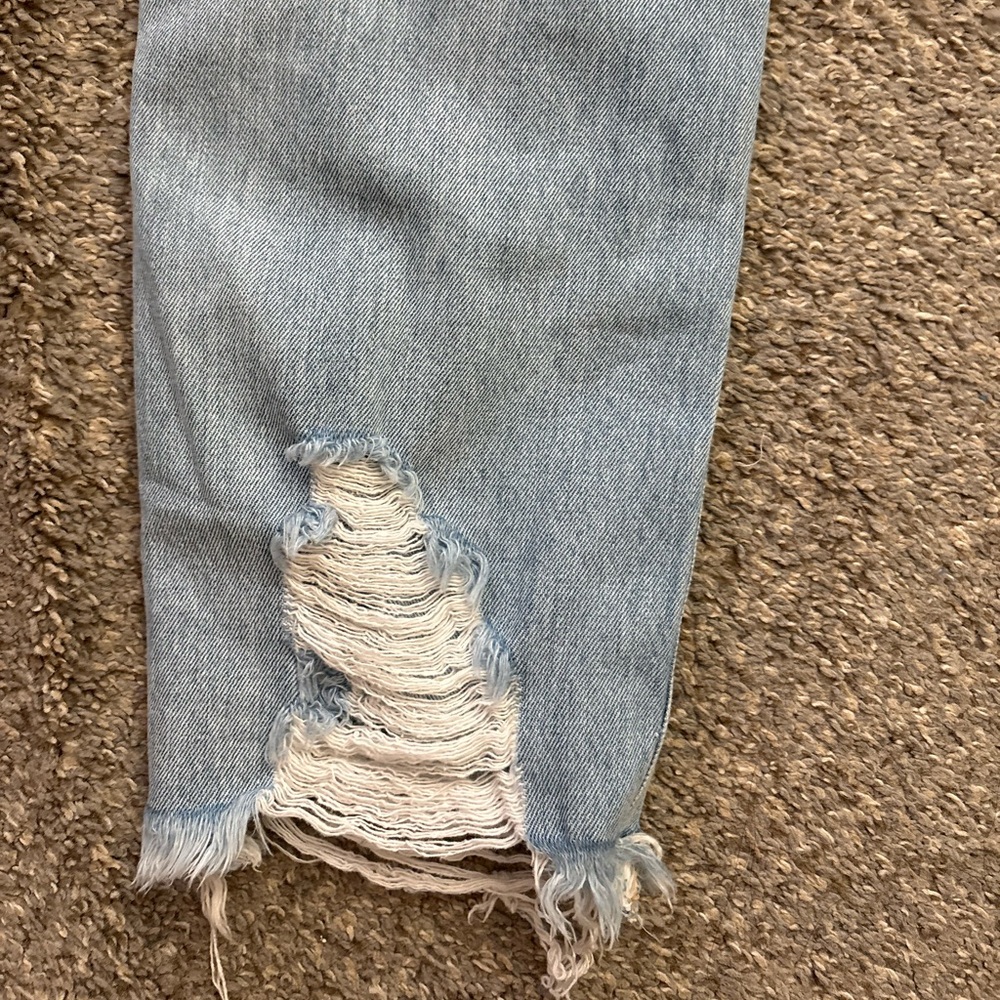 KanCan Ripped Distressed Giovanna High Rise Mom Jeans Size 5 26 - Picture 14 of 16